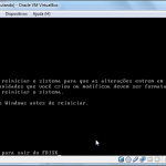 16 - Após particionado, você PRECISA reinicar o computador, mas para isso saia do FDISK pressionando ESC