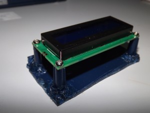 Display lcd 16x4 perfeitamente montado em sua nova base