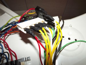 Fios adaptados ao conector da máquina, sim, é possível!