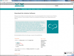 12 - Acesse o site do Arduino, na sessão de downloads, selecione Windows