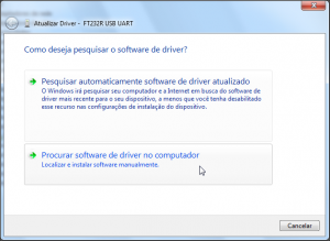 5 - Escolha a opção 'Procurar software de driver no computador'
