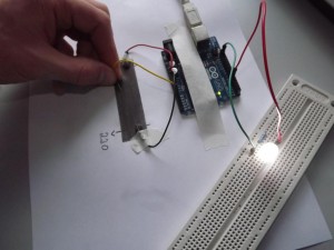 testando led - posicao final